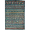Tappeto Royal Gabbeh Pakistan Geometrico Petrolio Rosso 148x