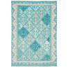 Tappeto Kilim Afghanistan Astratto Azzurro Turchese 101x149