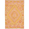 Tappeto Kilim Afghanistan Geometrico Arancione Rosa 104x156