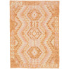 Tappeto Kilim Afghanistan Geometrico Arancio Rosa 105x144 Cm