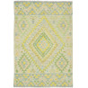 Tappeto Kilim Afghanistan Geometrico Verde Chiaro Giallo 102