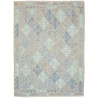 Tappeto Kilim Afghanistan Astratto Beige Blu 150x196 Cm