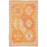 Tappeto Kilim Afghanistan Geometrico Arancione Giallo 99x156