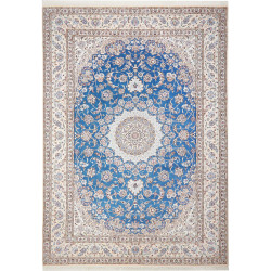 Nain 9la 253x359 Cm Nain 9la Persia Hand-carded Wool And