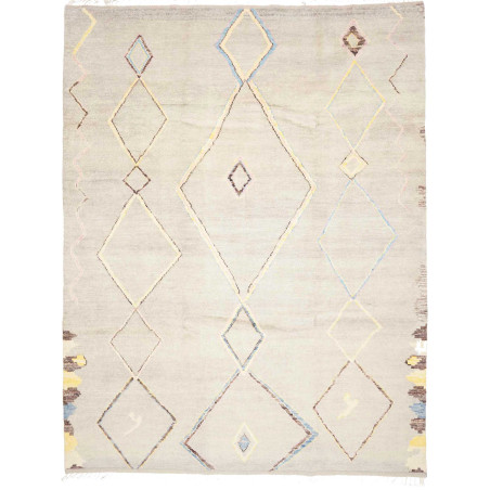Tappeto Gabbeh Marrakech Persia Astratto Grigio Giallo 240x3