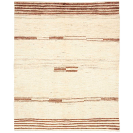 Tappeto Gabbeh Fine Persia Geometrico Avorio Marrone 190x230