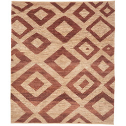 Tappeto Gabbeh Fine Persia Astratto Beige Marrone-rosso 220x