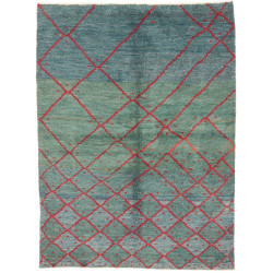 Tappeto Gabbeh Fine Persia Blu Petrolio 153x204 cm