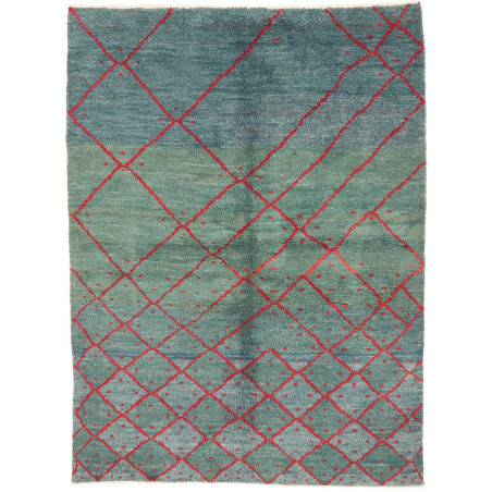 Tappeto Gabbeh Fine Persia Blu Petrolio 153x204 cm