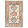 Tappeto Kazak Co Afgahnistan Crema Con Accenti Terracotta E