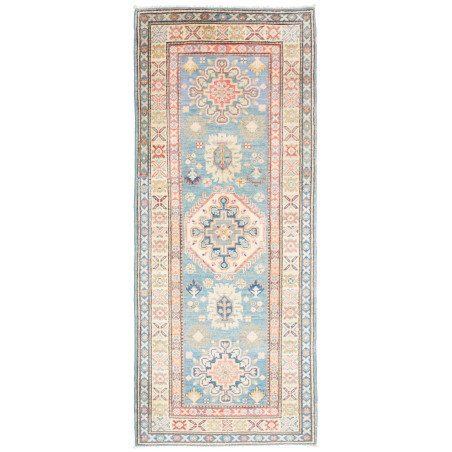 Tappeto Kazak Co Afgahnistan Azzurro Polvere 82x200 cm