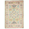 Tappeto Kazak Co Afgahnistan Verde Menta Crema 61x92 cm