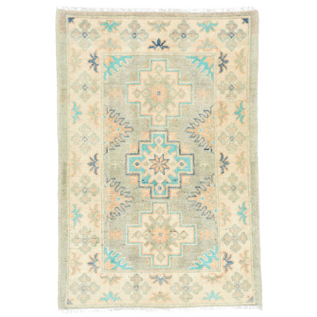 Tappeto Kazak Co Afgahnistan Beige Verde Salvia 62x93 cm