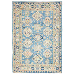 Tappeto Kazak Co Afgahnistan Blu Beige 123x182 cm
