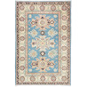Tappeto Kazak Co Afgahnistan Blu Cielo Pesca 84x130 cm