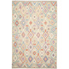 Tappeto Killim Afgahnistan Beige Pastello Multicolore 202x29