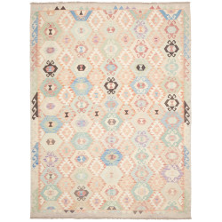 Tappeto Killim Afgahnistan Multicolore Pastello 216x288 cm