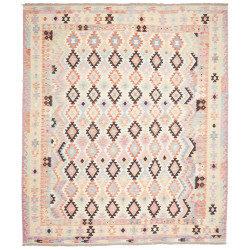 Tappeto Killim Afgahnistan Beige Multicolore 256x295 cm