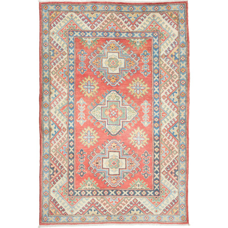 Tappeto Kazak Co Afgahnistan Terracota Blu 100x149 cm