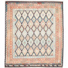 Tappeto Killim Afgahnistan Terra Cotta Blu Cielo 262x290 cm