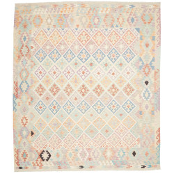 Tappeto Killim Afgahnistan Multicolore Pastello 259x297 cm
