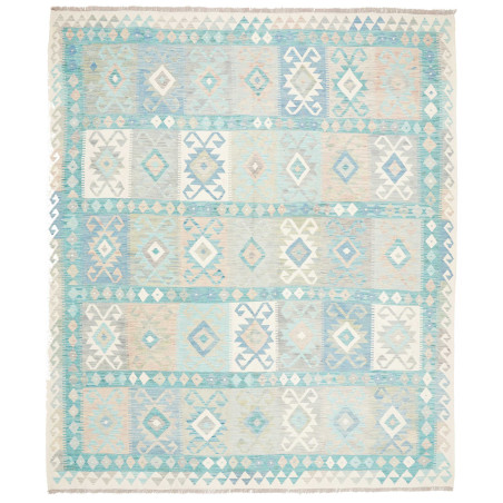 Tappeto Killim Afgahnistan Azzurro Turchese 248x295 cm