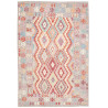 Tappeto Kilim Afghanistan Grigio Lavanda Terracotta 176x253