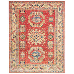 Tappeto Kazak Fine Pakistan Rosso Terracotta Beige 240x314 c