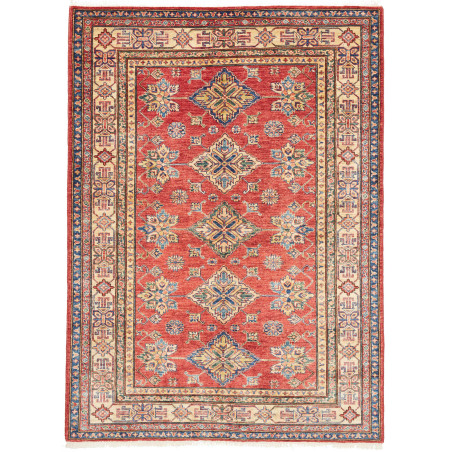 Tappeto Kazak Fine Pakistan Rosso Crema 149x204 cm