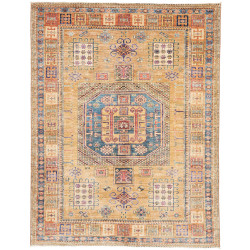 Tappeto Kazak Fine Pakistan Oro Blu 147x190 cm