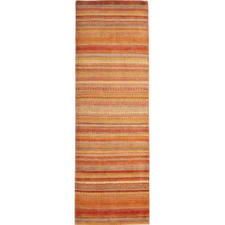 Tappeto Royal Gabbeh Pakistan A Righe Arancione Bruciato Ocr