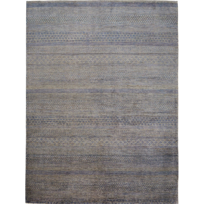 Tappeto Royal Gabbeh Pakistan Astratto Blu-grigio Beige Chia