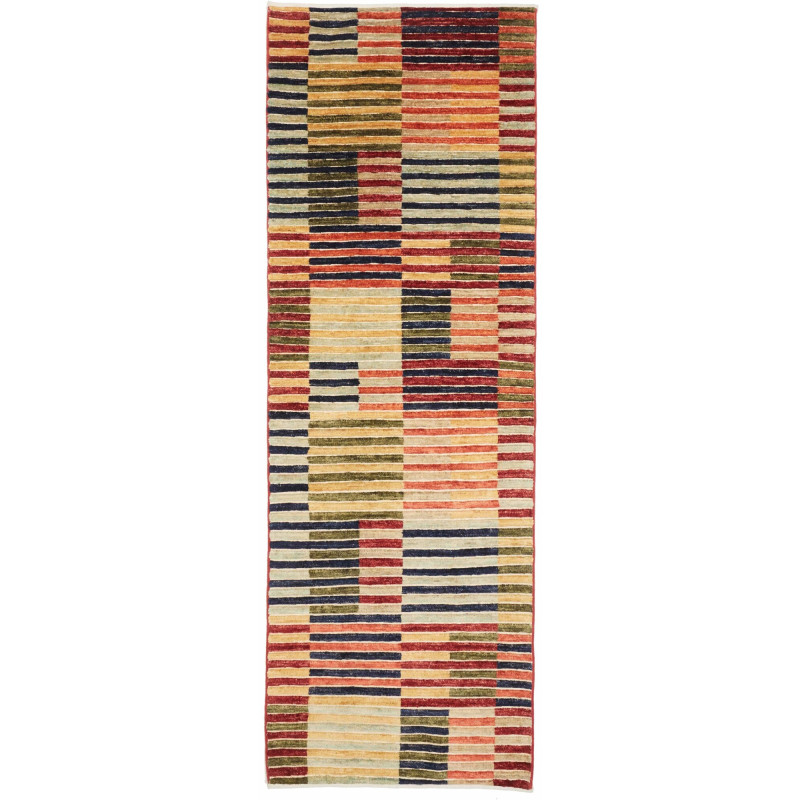 Tappeto Barjesta Pakistan Astratto Multicolore 82x239 cm