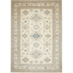 Tappeto Kazak Fine Pakistan Geometrico Acquamarina Tenue Bei