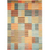 Tappeto Barjesta Pakistan Geometrico Arancio Giallo 202x286