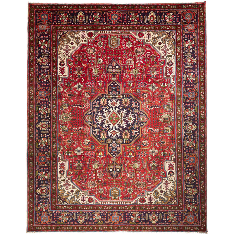 Tabriz 304x399 Cm Tabriz, Persia, Hand-carded Wool, Cotton,