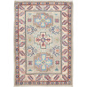 Tappeto Kazak Afghanistan Astratto Beige Blu 61x91 cm