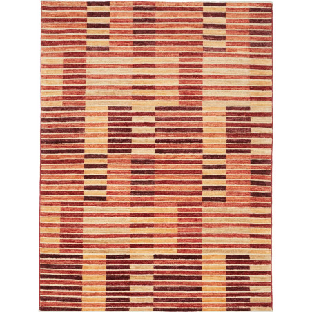 Tappeto Barjesta Pakistan Geometrico Rosso Terracotta 151x20