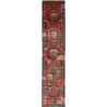 Tappeto Mamlouk Pakistan Astratto Rosso Mattone Blu 85x393 c