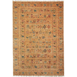 Tappeto Rubin Pakistan Astratto Arancione Ocra 171x244 cm