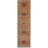 Tappeto Kazak Fine Pakistan Tribale Terracotta Beige 82x297