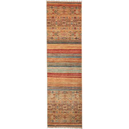 Tappeto Rubin Pakistan Astratto Ocra Rosso 84x300 cm