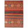 Tappeto Rubin Pakistan Astratto Rosso Terracotta Blu 170x241