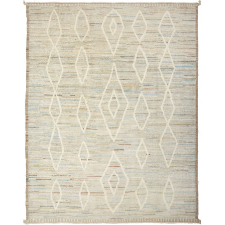 Tappeto Gabbeh Marrakech Pakistan Geometrico Beige Chiaro Cr