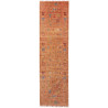 Tappeto Rubin Pakistan Geometrico Terracotta Blu 81x289 cm