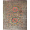 Tappeto Mamlouk Pakistan Medaglione Grigio Verde Terracotta
