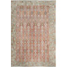 Tappeto Kilim Afghanistan Astratto Verde Salvia Arancione Te