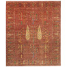 Tappeto Shahi Pakistan Floreale Terracotta Verde Blu Giallo