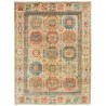 Tappeto Tribal Pakistan Astratto Beige Terracotta Blu Ocra R