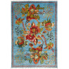 Tappeto Zigler Fine Pakistan Floreale Azzurro Turchese Rosso